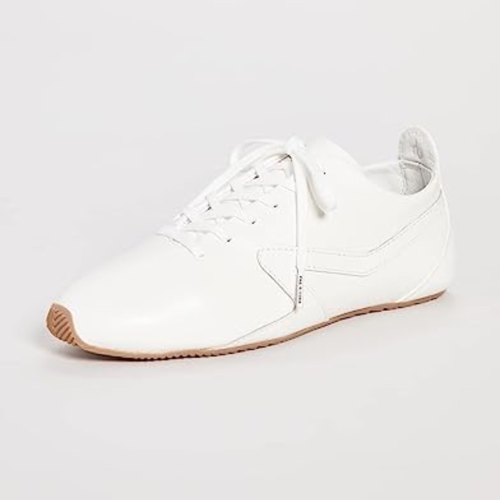 New RAG & BONE Slim Retro Runner Leather Sneaker